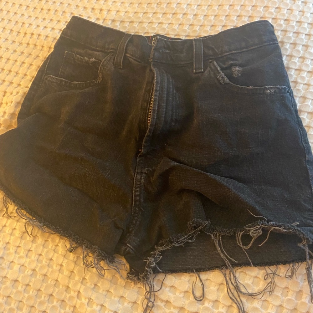 Urban outfitters black denim shorts